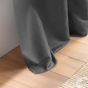 Antracitszürke mikroszálas függöny 140x280 cm Absolu – douceur d'intérieur