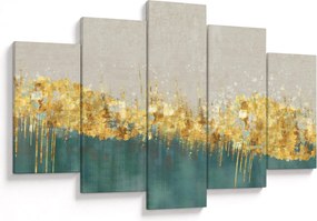 Kép - Textúra arany díszítéssel (150x105 cm)