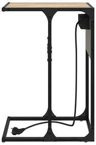 Éjjeli asztal sonoma tölgy Faanyag