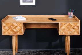 MATERA-II modern akác íróasztal - 130cm