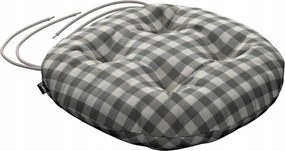 Adam székpárna 37x8 szürke-fehér kockás (1,5x1,5cm)