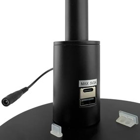 Brilagi - érintésvezérlésű, fényerőszabályozható asztali LED-lámpa USB-portokkal VARIO LED/7W/230V CRI 96