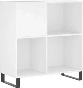 vidaXL fehér szerelt fa hanglemezszekrény 84,5 x 38 x 89 cm