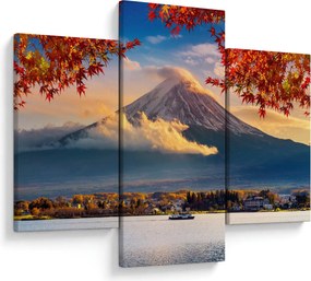 Kép - japán, Fuji hegy (90x60 cm)
