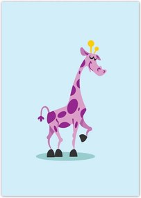 Poszterek A4 Pion Zsiráf a gyerekszobába