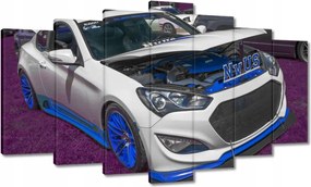 Vászonkép 140x80 Fehér sportautó