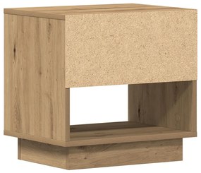 Éjjeli szekrény 2 db Artisan tölgy 45x34x47 cm Műanyag