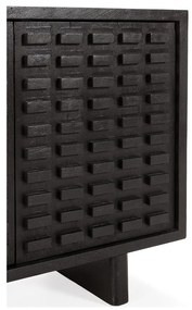 Fekete mangófa komód 200x80x40 cm Inaya – MOME