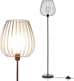 Álló Lámpa Padló Éjjeli Lámpa Led Olvasáshoz 1X E27 Bekapcsoló 162cm