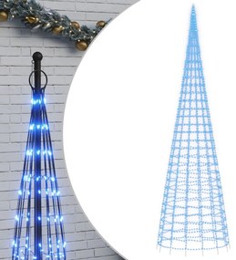 kék LED karácsonyfa zászlórúdra 3000 LED 800 cm