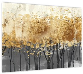 Kép - Arany fák (70x50 cm)