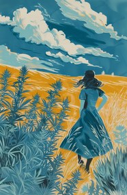 Poszter 53x81cm Utazás a mezőkön át