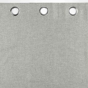 Világosszürke sötétítő függöny 140x260 cm Crepuscule – douceur d'intérieur