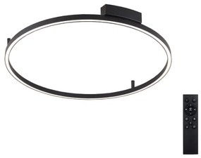 Brilagi - Dimmelhető LED lámpatest PORTOFINO LED/60W/230V átm. 80 cm fekete + távirányító