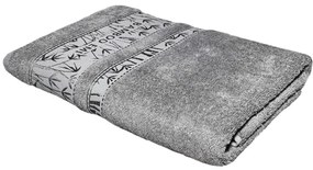 EMI szürke bambusz törölköző 70 x 140 cm