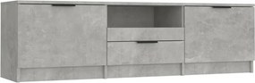 vidaXL betonszürke szerelt fa TV-szekrény 140x35x40 cm