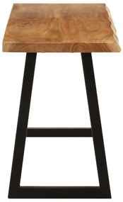 tömör akácfa pad természetes éllel 105 cm