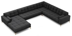 Sötétszürke sarokkanapé (jobb oldali) Bali – Cosmopolitan Design