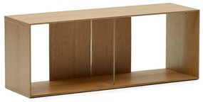 Natúr színű moduláris polcrendszer tölgyfa dekorral 101x38 cm Litto – Kave Home