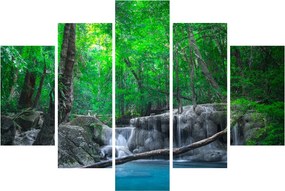 Kép - Erawan vízesés, Kanchanaburi, Thaiföld (150x105 cm)