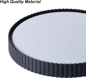 Brilagi - LED dimmelhető mennyezeti lámpa ORINO LED/54W/230V 3000-6000K fekete átm. 43 cm + távirányító
