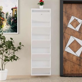 Locking 5 Piece Metal - White