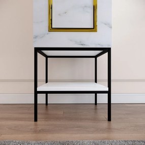 Martin gardróbszekrény, fehér-fekete, 42 cm