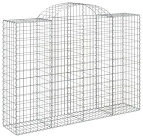 13 db íves horganyzott vas gabion kosár 200x50x140/160 cm
