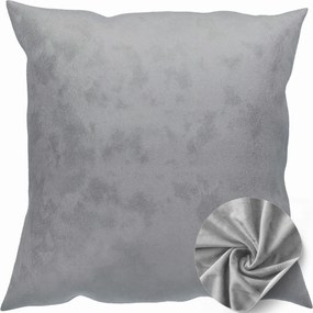 Párnahuzat, sima velúr, 50x50 cm, kész dekoratív párnahuzatok a nappaliba