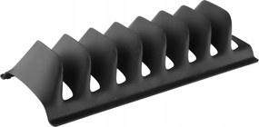 Tányér- És Fedőtartó Állvány Fekete Konyhai Rendszerező Szekrényhez