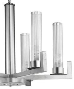 Kolarz 6009.80650 - Csillár láncon RAGGIO 6xE14/25W/230V ezüst