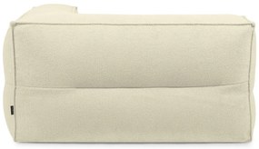 Barna buklé babzsákfotel Mass Corner 150 Left – SLOWDOWN