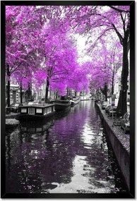 Poszterek keretben 40x60 Holland tájkép Folyó