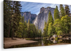 Kép - A Yosemite szikla alatt (90x60 cm)