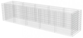 horganyozott acél gabion magaságyás 450 x 90 x 100 cm