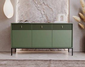 Comodă verde mat. MAGGIORE MA03 3D3S