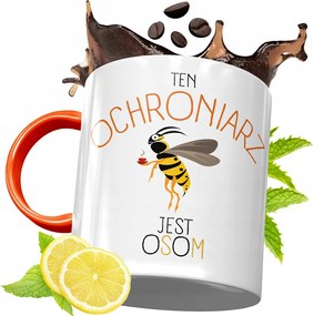 Narancssárga Bögre Biztonsági Őrnek Ajándék fényképes nyomtatással