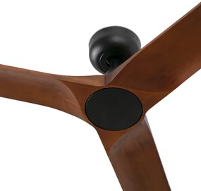 FARO 33806WT - HEYWOOD mennyezeti ventilátor fa/fekete, átm. 90 cm WT + DO