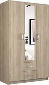 ROMANA 120 gardróbszekrény, sonoma