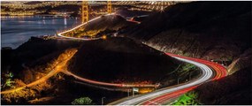 Kép - Golden Gate Bridge (120x50 cm)