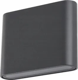 Kültéri LED-es grafit fali lámpa otthonra homlokzat terasz kocsibeálló Semi