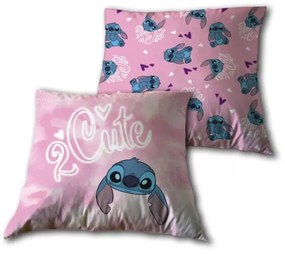 Disney Lilo és Stitch, A csillagkutya Cute párna, díszpárna 40x40 cm Velúr