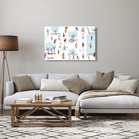 Kép - Boldog telet (90x60 cm)