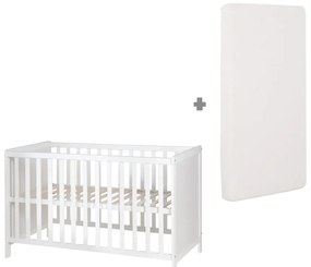 Fehér babaágy 60x120 cm – Roba
