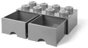 Szürke 2 fiókos tárolódoboz - LEGO®