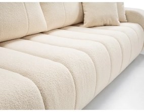 DESIO kinyitható háromszemélyes kanapé, bézs