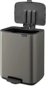 Szürke acél pedálos szemetes 12 l Bo – Brabantia