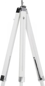 JAGO Állólámpa fa állvánnyal fehér matt