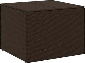 vidaXL barna polyrattan kerti tárolóláda 291 L