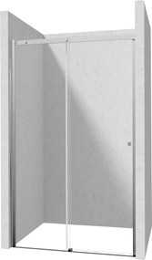 Deante Kerria Plus zuhanyajtók 110 cm tolható króm fényes/átlátszó üveg KTSP011P